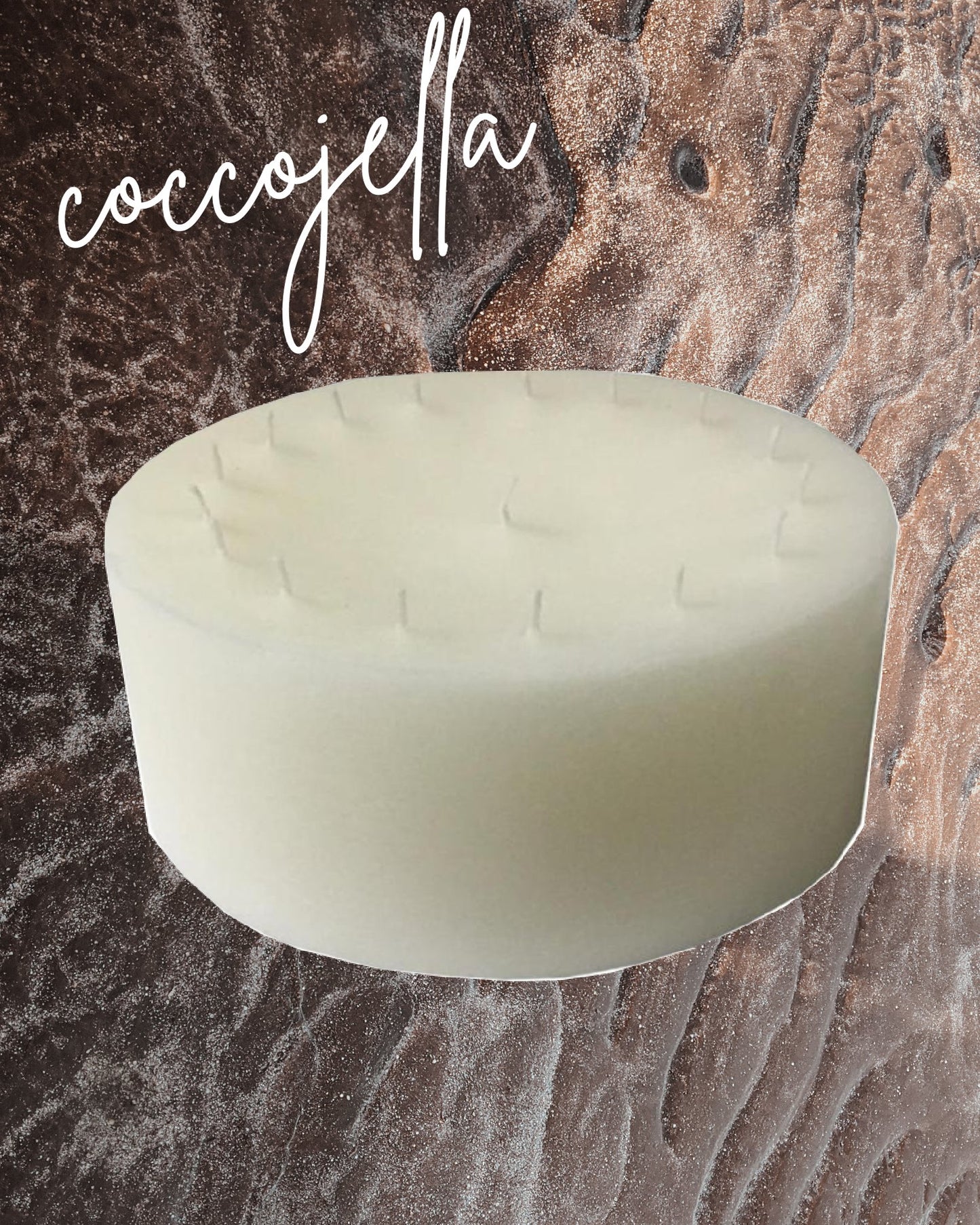 Yuvarlak Mum 26 cm * 10 cm Beyaz